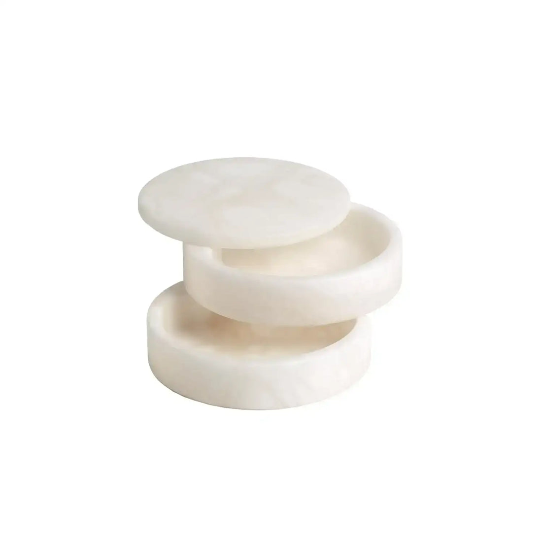 GLOBAL VIEWS ALABASTER SWIVEL BOX - Decorative Accents