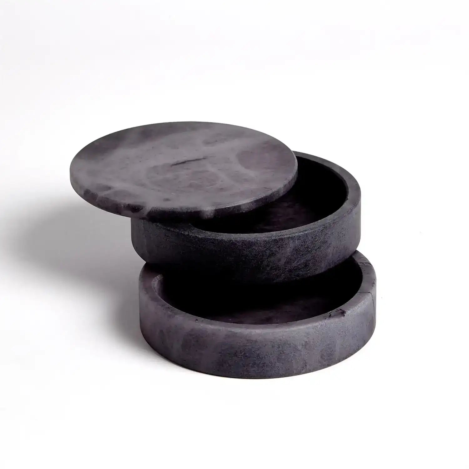 GLOBAL VIEWS ALABASTER SWIVEL BOX - Decorative Accents