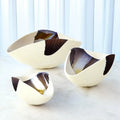 GLOBAL VIEWS PLEATED BOWL - Decorative Accents