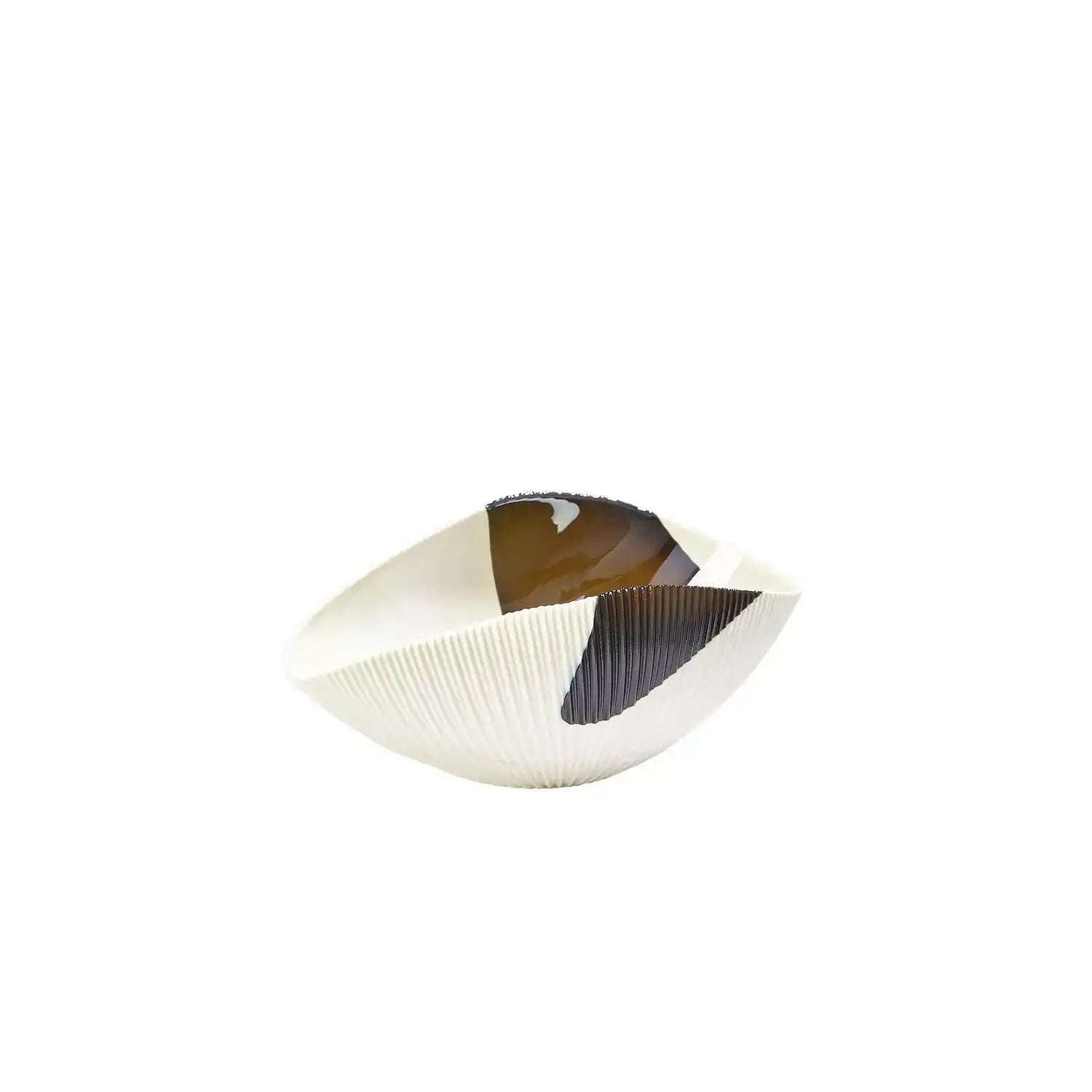 GLOBAL VIEWS PLEATED BOWL - Decorative Accents