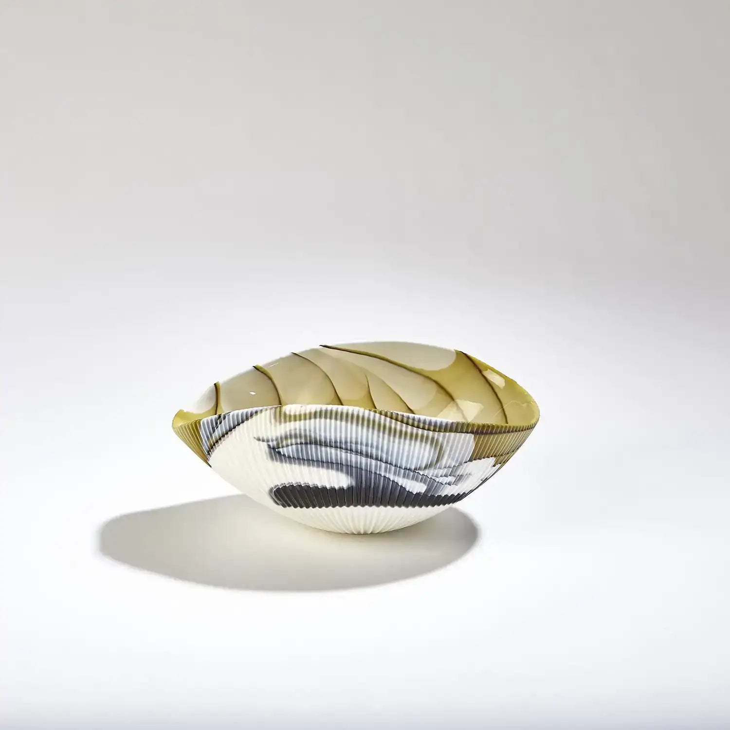 GLOBAL VIEWS PLEATED BOWL - Decorative Accents