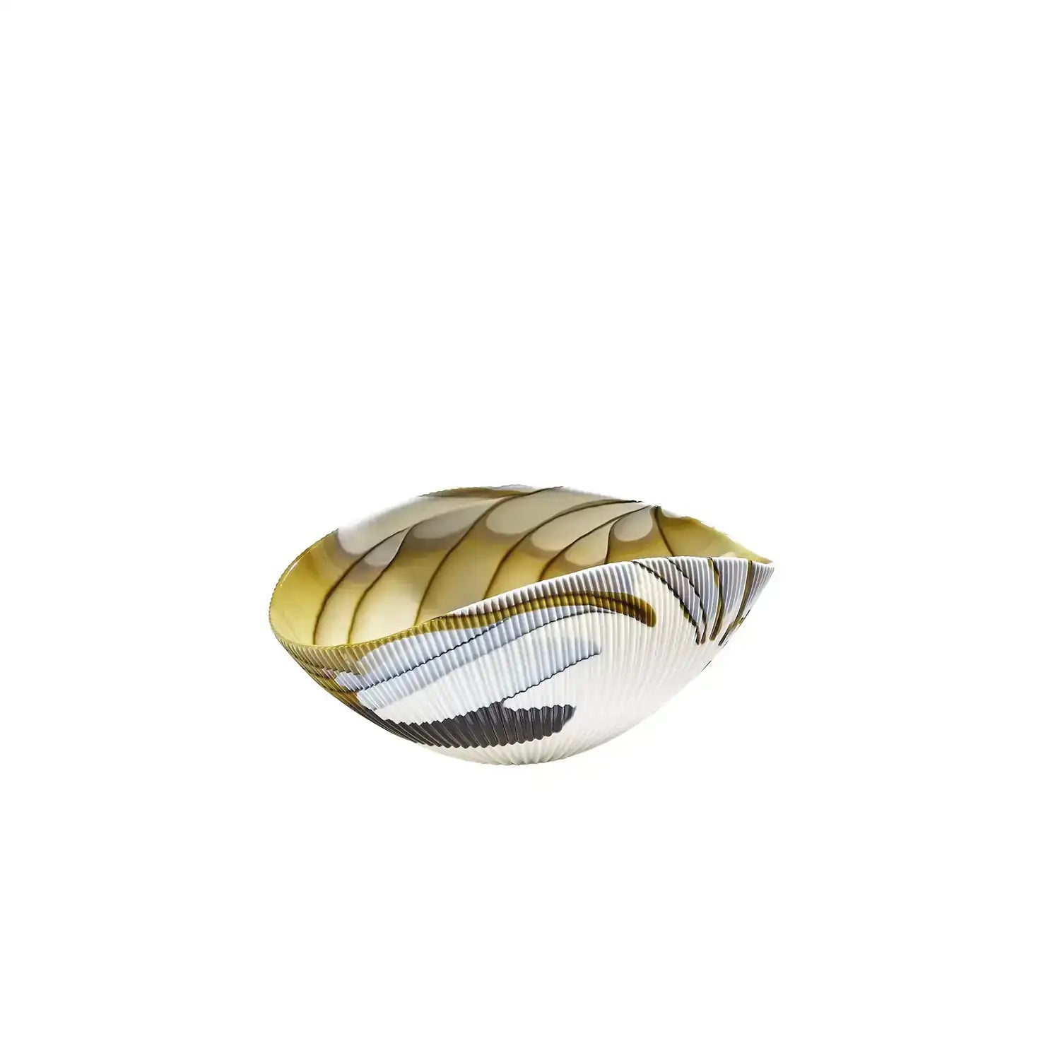 GLOBAL VIEWS PLEATED BOWL - Decorative Accents
