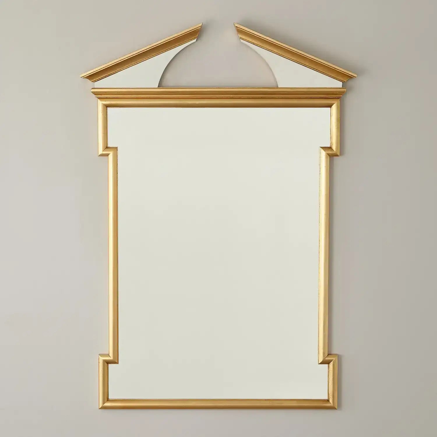 GLOBAL VIEWS BROKEN PEDIMENT MIRROR - Mirrors