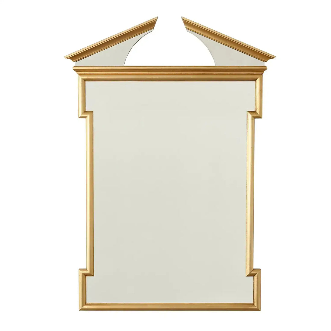 GLOBAL VIEWS BROKEN PEDIMENT MIRROR - Mirrors