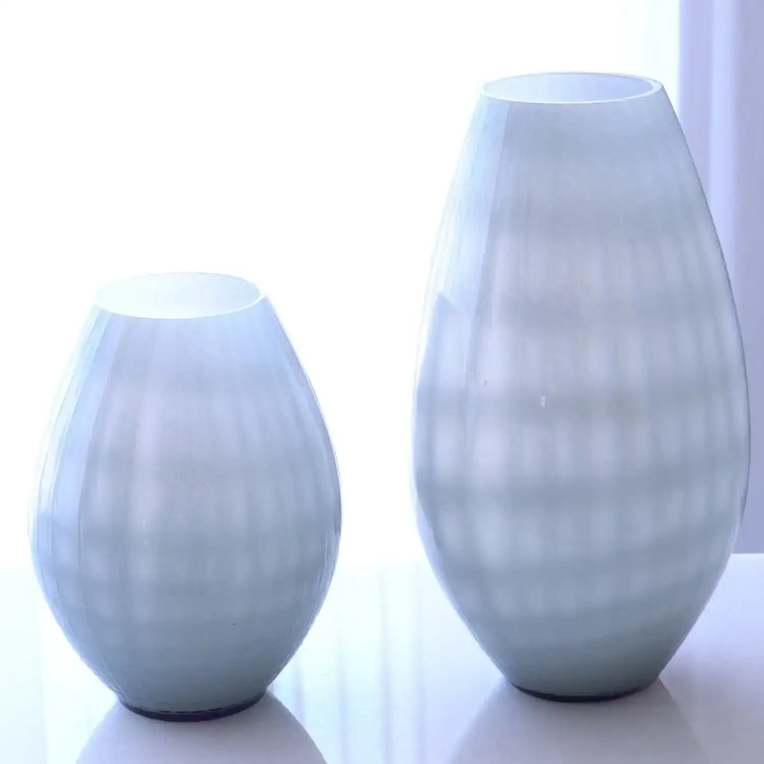GLOBAL VIEWS CASED GLASS GRID VASE - Decorative Accents