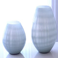 GLOBAL VIEWS CASED GLASS GRID VASE - Decorative Accents