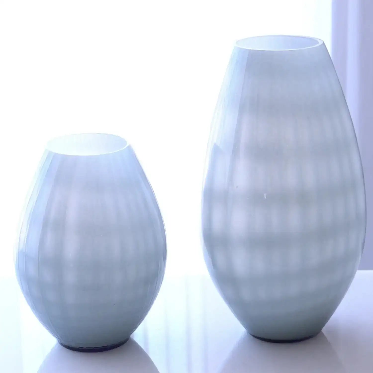 GLOBAL VIEWS CASED GLASS GRID VASE - Decorative Accents