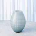 GLOBAL VIEWS CASED GLASS GRID VASE - Decorative Accents