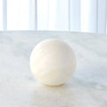 GLOBAL VIEWS ALABASTER SPHERE BOX - Decorative Accents
