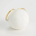 GLOBAL VIEWS ALABASTER BIG EYED OWL - Decorative Accents