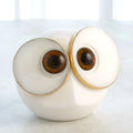 GLOBAL VIEWS ALABASTER BIG EYED OWL - Decorative Accents