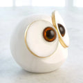 GLOBAL VIEWS ALABASTER BIG EYED OWL - Decorative Accents