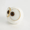 GLOBAL VIEWS ALABASTER BIG EYED OWL - Decorative Accents