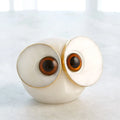 GLOBAL VIEWS ALABASTER BIG EYED OWL - Decorative Accents