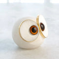 GLOBAL VIEWS ALABASTER BIG EYED OWL - Decorative Accents