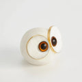 GLOBAL VIEWS ALABASTER BIG EYED OWL - Decorative Accents