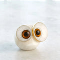 GLOBAL VIEWS ALABASTER BIG EYED OWL - Decorative Accents