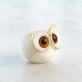 GLOBAL VIEWS ALABASTER BIG EYED OWL - Decorative Accents