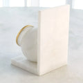 GLOBAL VIEWS PAIR ALABASTER BIG EYED OWL BOOKENDS - Decorative Accents