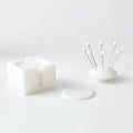 GLOBAL VIEWS S/8 ALABASTER COCKTAIL PICKS W/BASE - Decorative Accents