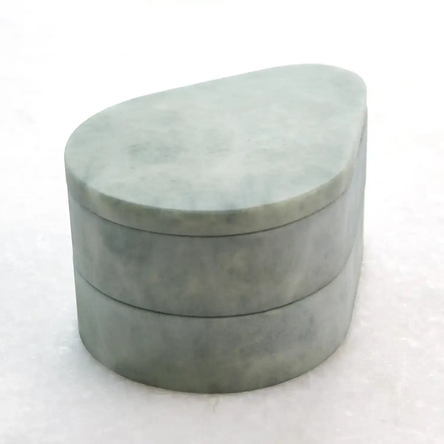 GLOBAL VIEWS ALABASTER TEARDROP DOUBLE BOX - Decorative Accents