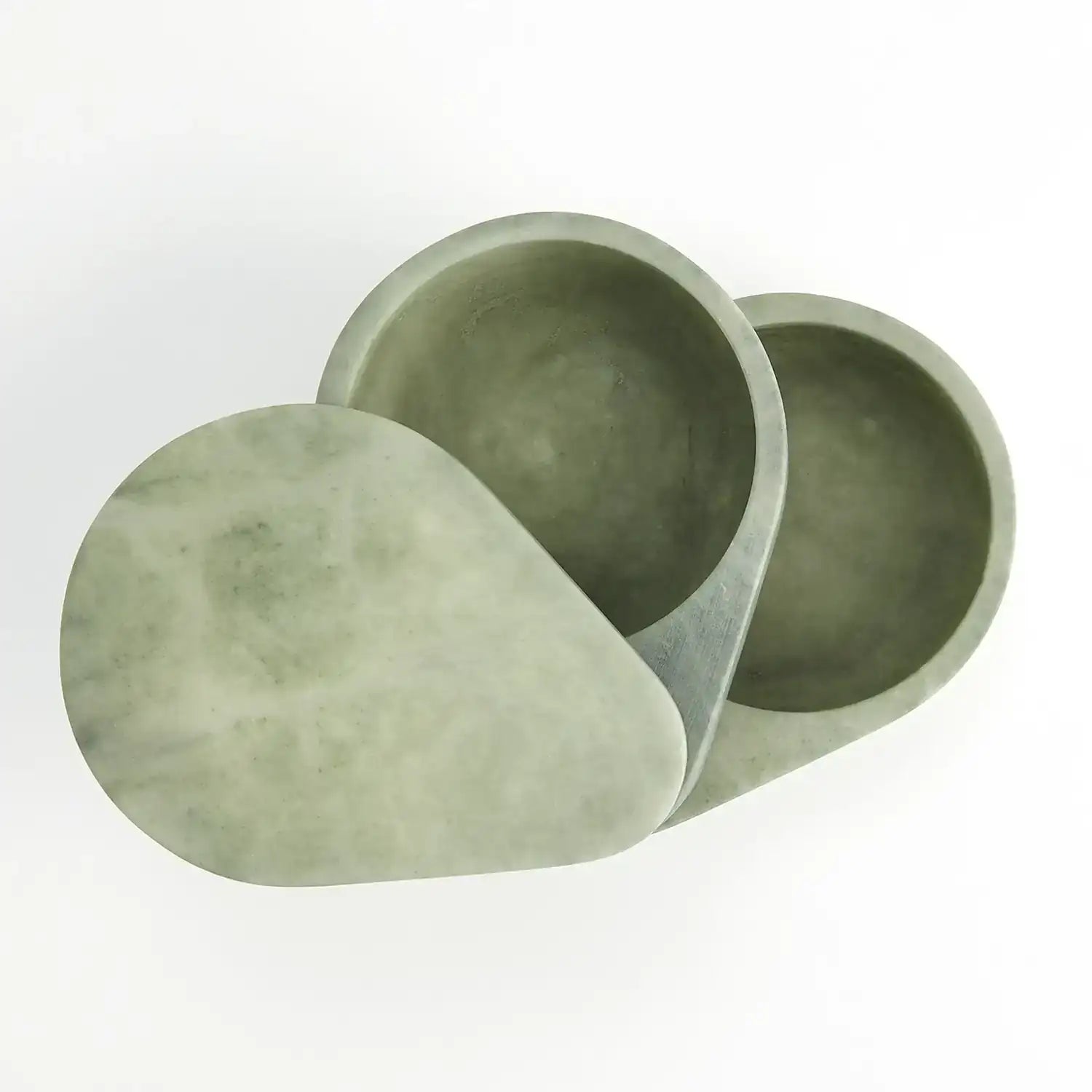 GLOBAL VIEWS ALABASTER TEARDROP DOUBLE BOX - Decorative Accents
