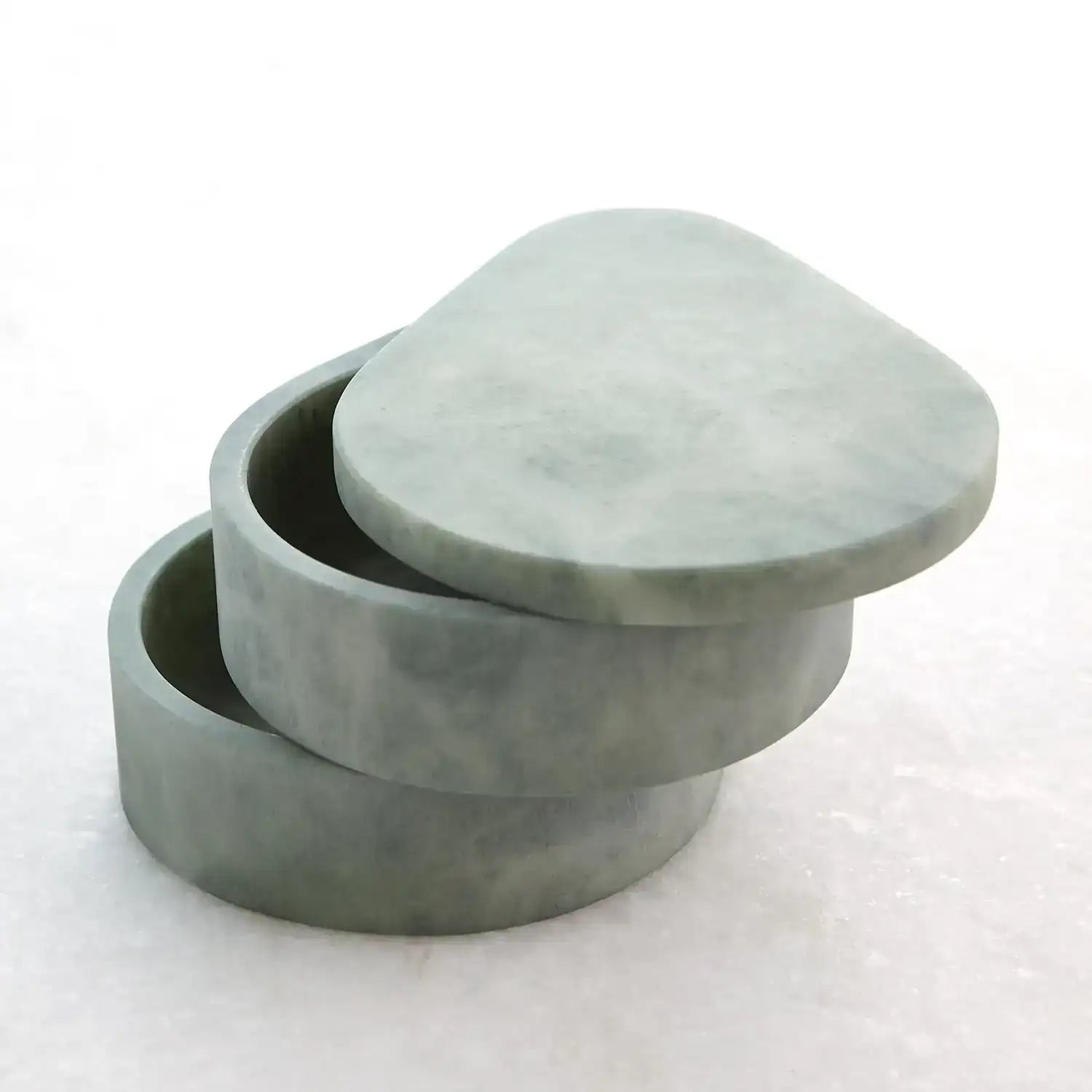 GLOBAL VIEWS ALABASTER TEARDROP DOUBLE BOX - Decorative Accents