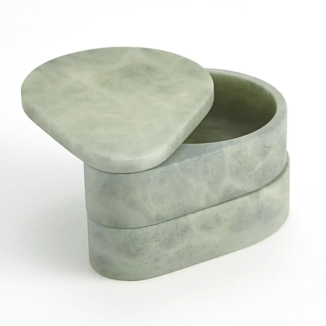 GLOBAL VIEWS ALABASTER TEARDROP DOUBLE BOX - Decorative Accents