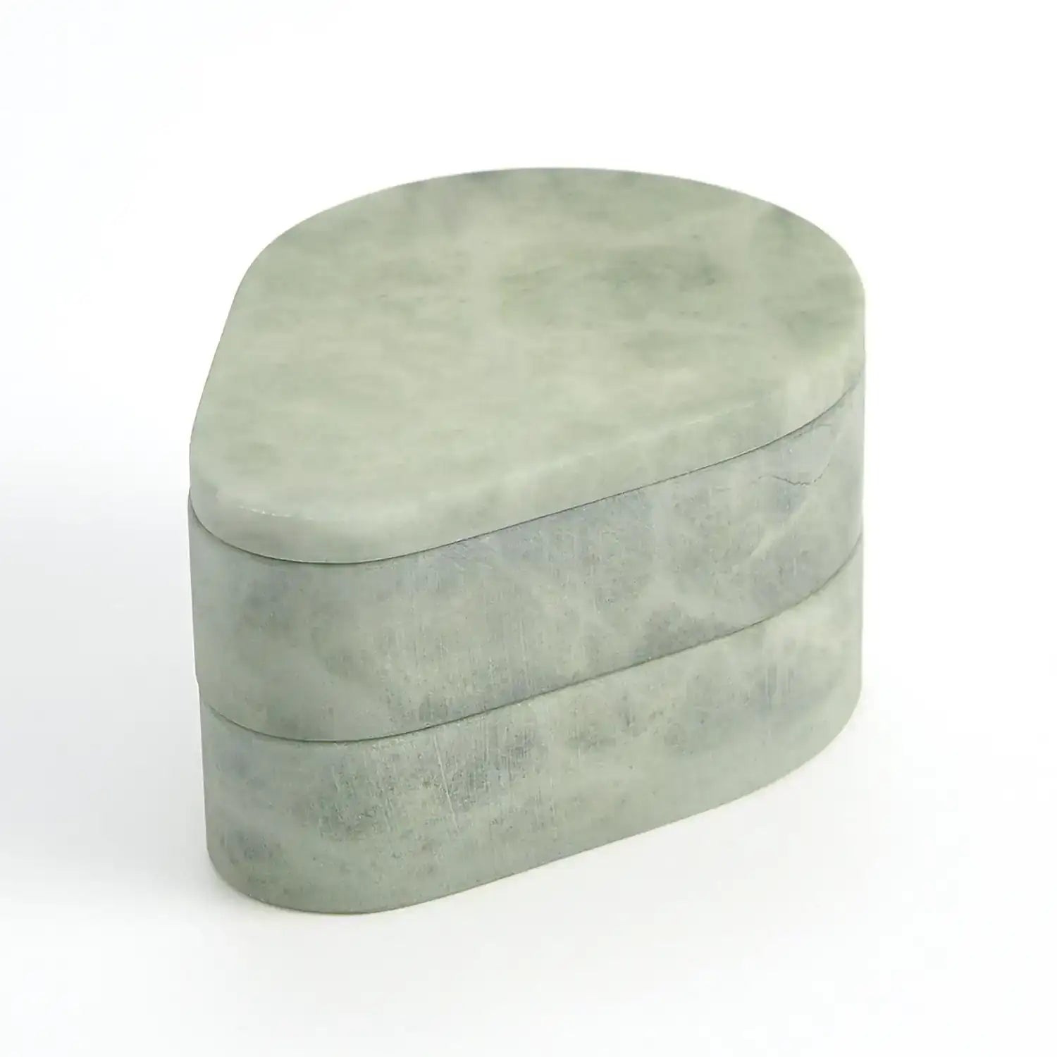 GLOBAL VIEWS ALABASTER TEARDROP DOUBLE BOX - Decorative Accents