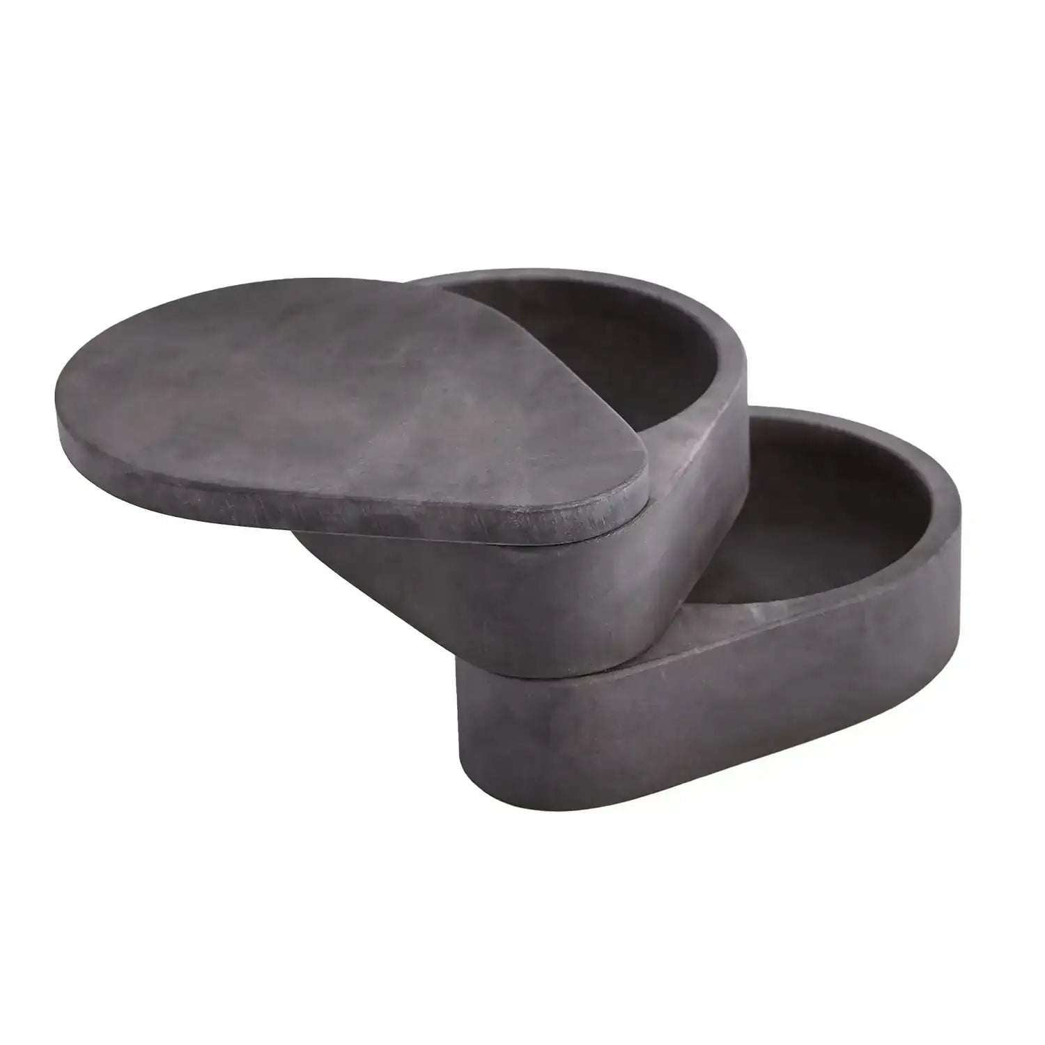 GLOBAL VIEWS ALABASTER TEARDROP DOUBLE BOX - Decorative Accents