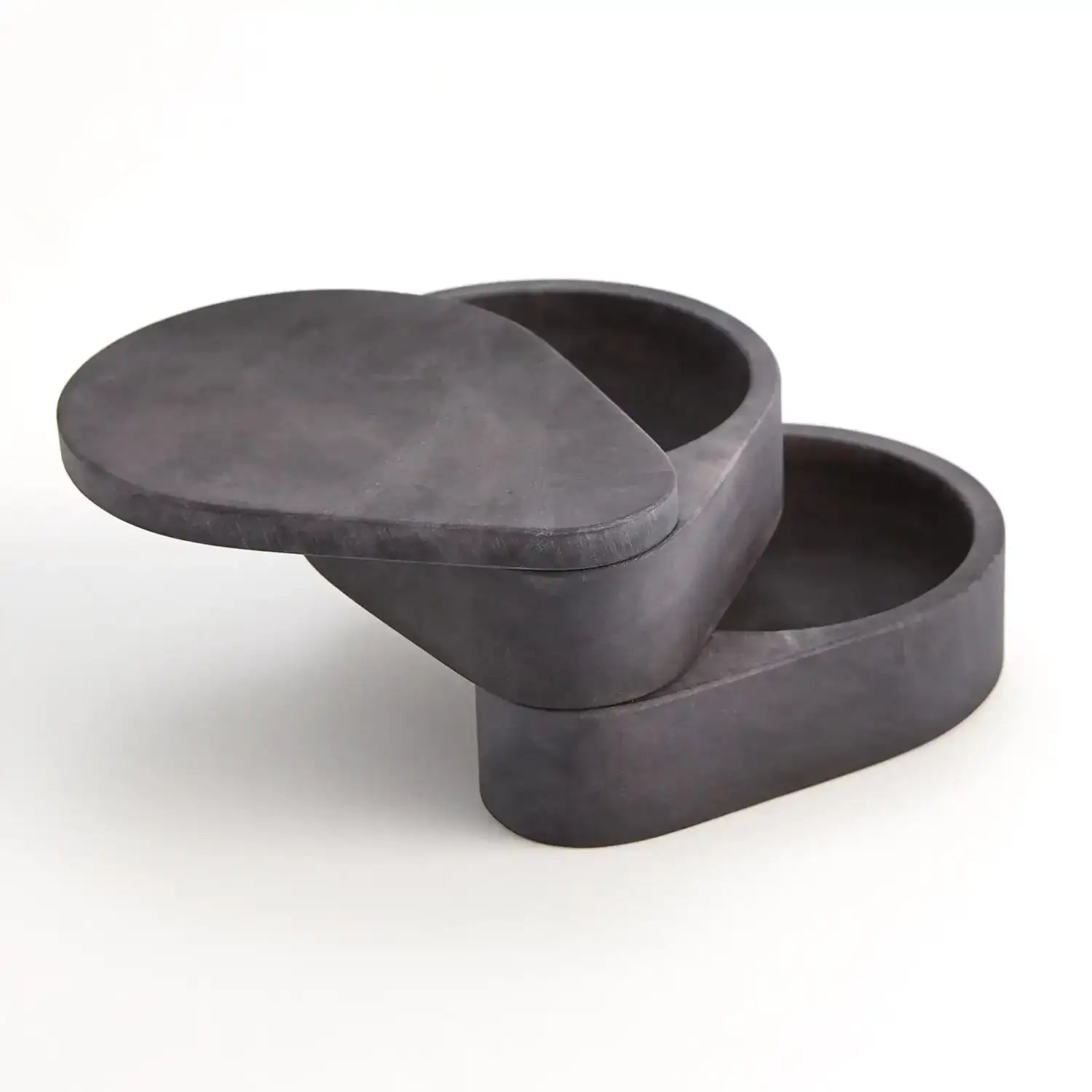 GLOBAL VIEWS ALABASTER TEARDROP DOUBLE BOX - Decorative Accents