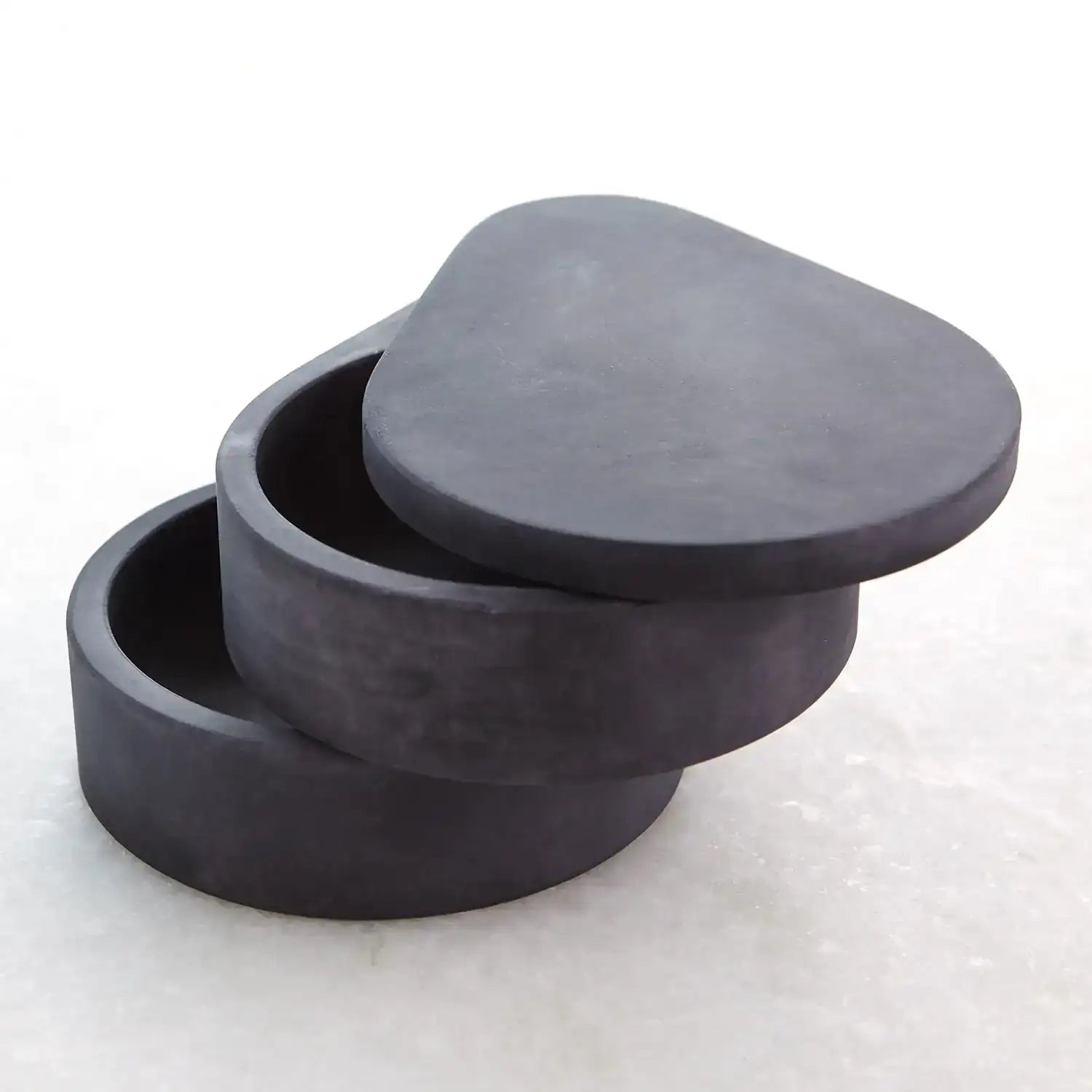 GLOBAL VIEWS ALABASTER TEARDROP DOUBLE BOX - Decorative Accents