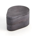 GLOBAL VIEWS ALABASTER TEARDROP DOUBLE BOX - Decorative Accents