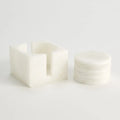 GLOBAL VIEWS S/8 ALABASTER COASTERS W/HOLDER - Decorative Accents