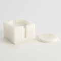 GLOBAL VIEWS S/8 ALABASTER COASTERS W/HOLDER - Decorative Accents