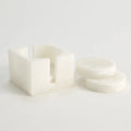 GLOBAL VIEWS S/8 ALABASTER COASTERS W/HOLDER - Decorative Accents