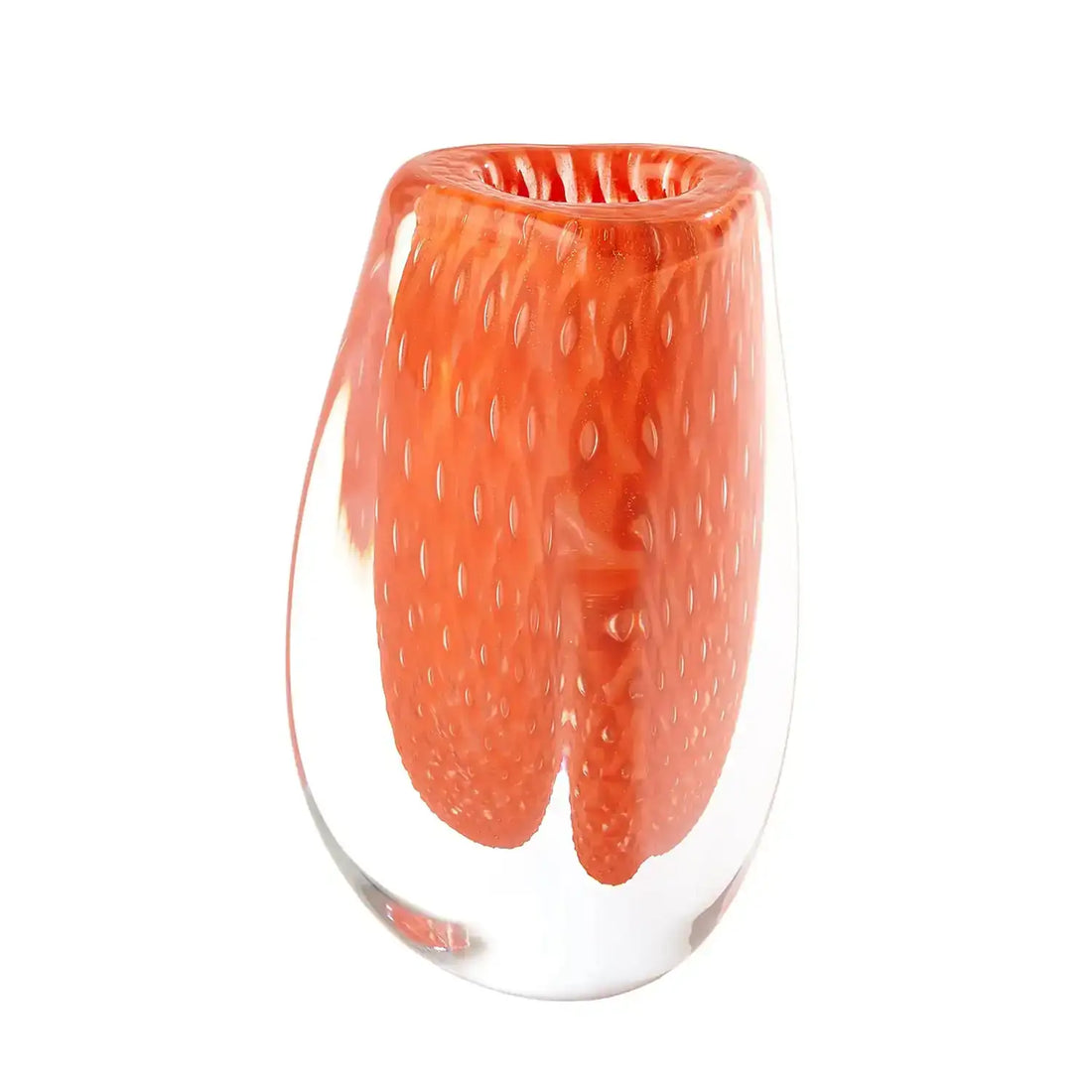 GLOBAL VIEWS TRIANGULAR BUBBLED VASE - Art