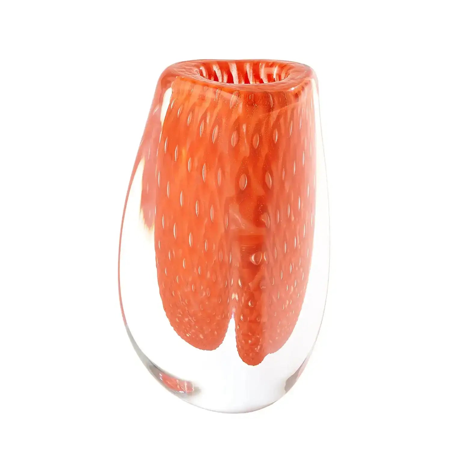 GLOBAL VIEWS TRIANGULAR BUBBLED VASE - Art