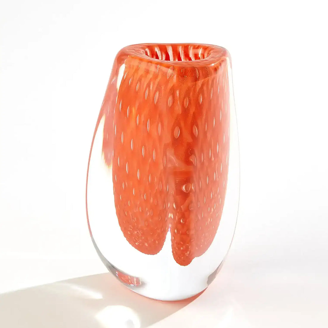GLOBAL VIEWS TRIANGULAR BUBBLED VASE - Art