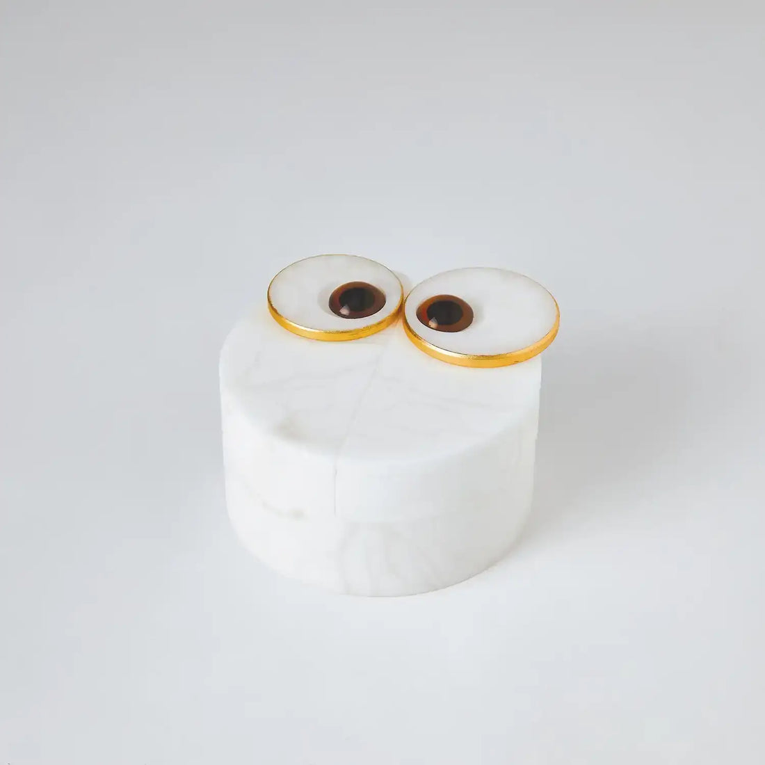 GLOBAL VIEWS ALABASTER OWL BOX - Decorative Accents