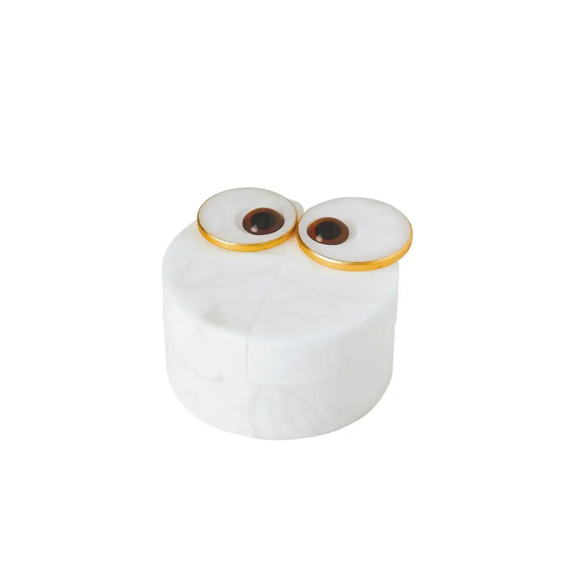 GLOBAL VIEWS ALABASTER OWL BOX - Decorative Accents