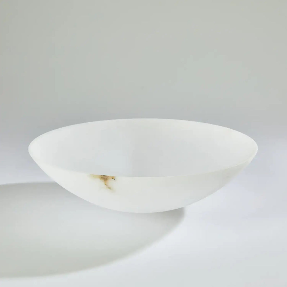 GLOBAL VIEWS WIDE ALABASTER BOWL - Decorative Accents