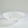 GLOBAL VIEWS WIDE ALABASTER BOWL - Decorative Accents