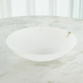 GLOBAL VIEWS WIDE ALABASTER BOWL - Decorative Accents