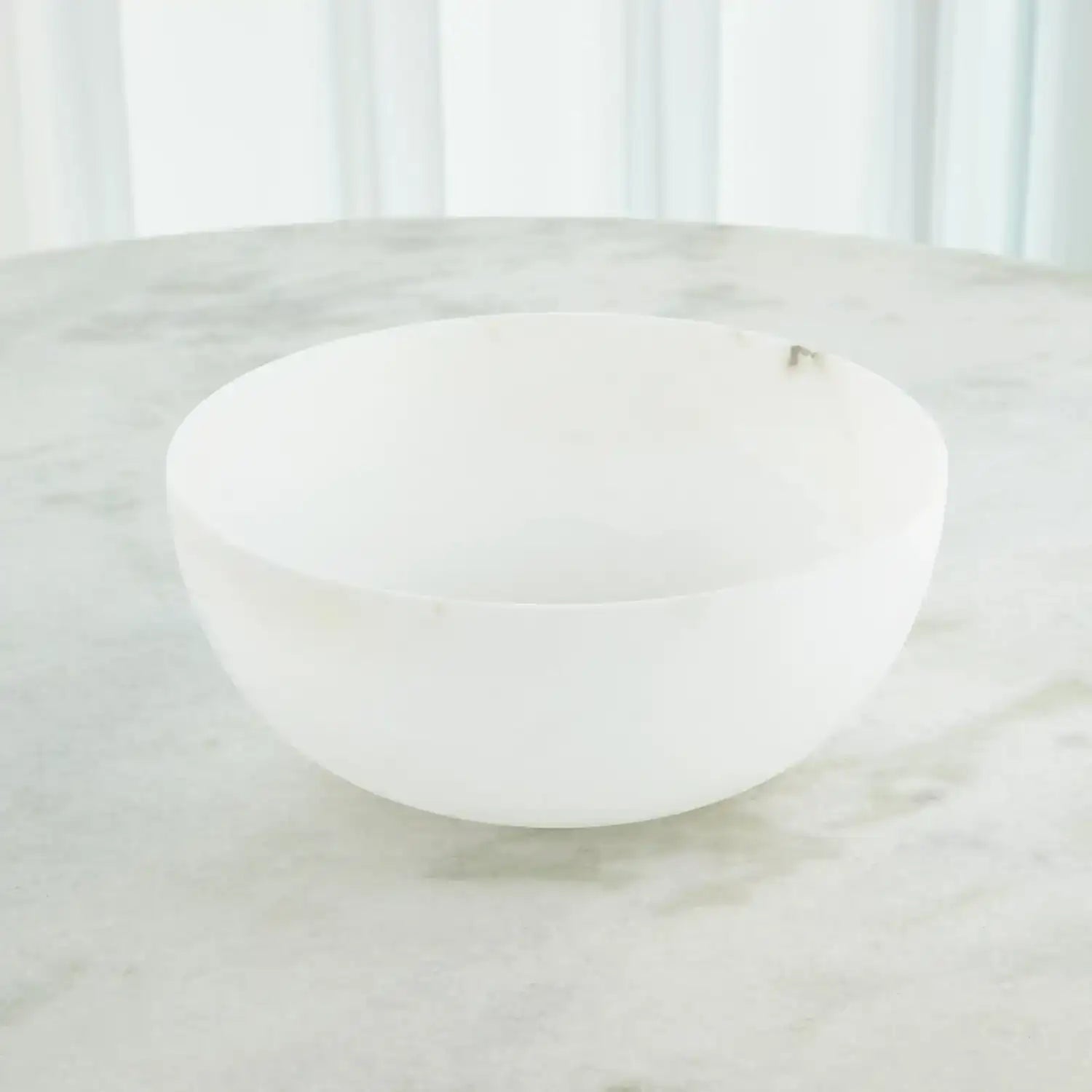 GLOBAL VIEWS GIANT ALABASTER BOWL - Decorative Accents