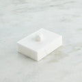 GLOBAL VIEWS FACET KNOB ALABASTER BOX - Decorative Accents