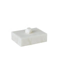 GLOBAL VIEWS FACET KNOB ALABASTER BOX - Decorative Accents