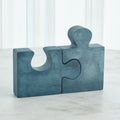 GLOBAL VIEWS ALABASTER JIGSAW BOOKENDS - Decorative Accents