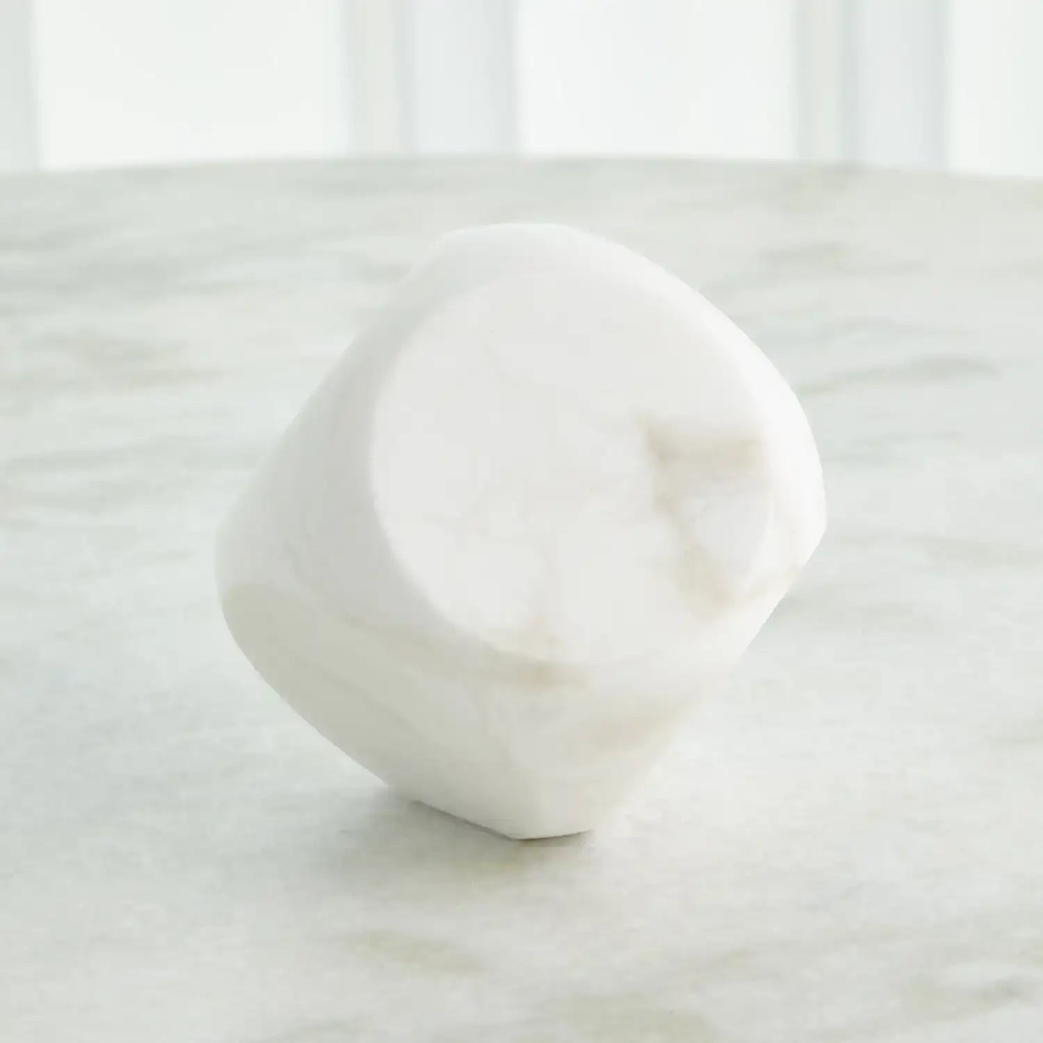 GLOBAL VIEWS SQUARE ALABASTER OBJECT - Decorative Accents