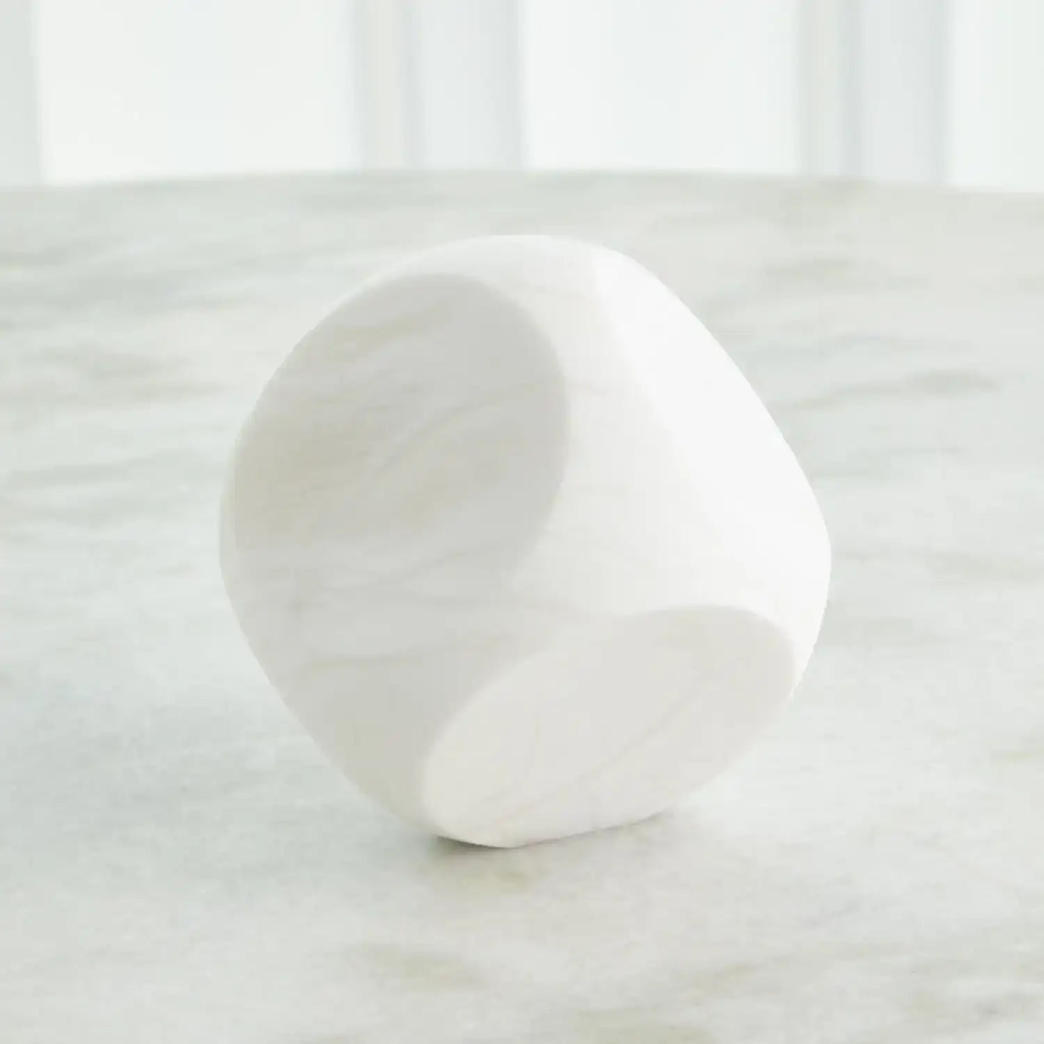 GLOBAL VIEWS SQUARE ALABASTER OBJECT - Decorative Accents